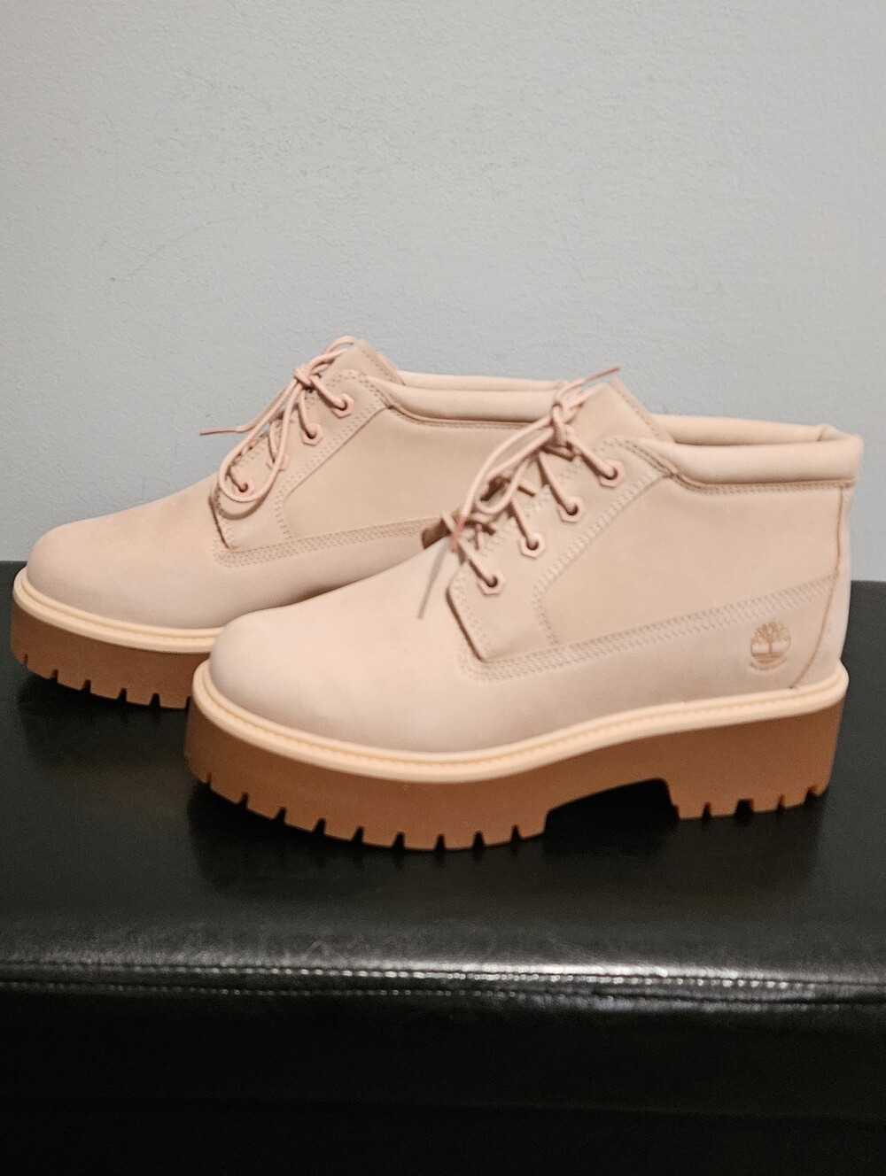 NWOT: Timberland Lace-Up Platform Ankle Boots - Size Youth 6.5 = Women's 8.5 - Picture 12 of 12